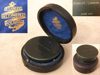 Genuine Stanley of London  optical square in fitted case